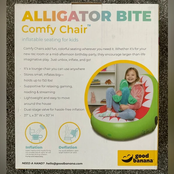 [NEW] Kids Inflatable Reading Chair - Picture 2 of 2